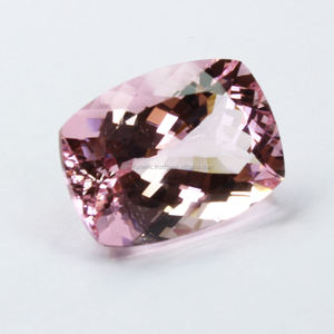 Piedra preciosa suelta de morganita Rosa Natural 100% para la fabricación de joyas, piedra preciosa curativa de corte facetado, piedra preciosa a bajo costo OEM - Product Image 3