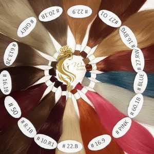 เครื่องทอเส้นผมแท้แบบ Remy 100% ผมมนุษย์แบบสองชั้นย่อยสลายได้สำหรับร้านเสริมสวย100กรัม (#613 #60) - Product Image 4