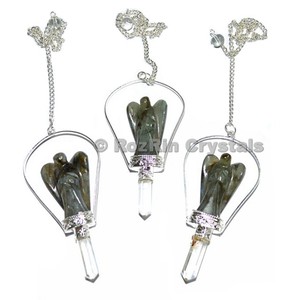 Pendules de piercing d'ange en Labradorite, chaussure en Labradorite à bas prix, 1 pièce - Product Image 1