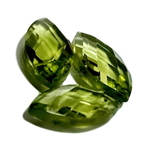 อัญมณีทรงหลวมตัดลูกแพร์ Peridot มีหลายขนาดตามต้องการ - Product Image 6