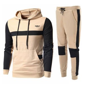 Chándal ajustado OEM para hombre, chándal con capucha y cremallera, para trotar, venta al por mayor - Product Image 1