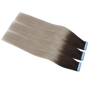 Extensions de cheveux vierges à bande colorée ombrée, 2020, vente en gros - Product Image 3