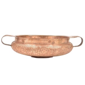 Urli en métal de forme arrondie martelé de qualité supérieure, dessus de Table fait à la main, Urli Design décoratif de qualité supérieure, Urli au meilleur prix - Product Image 5