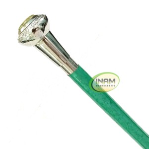 Superior Quality Wooden <b>Walking</b> <b>Stick</b> with Beautiful Brass Silver Handle / Wooden <b>Walking</b> Canes with Brass Silver Knobe Handle - Product Image 3