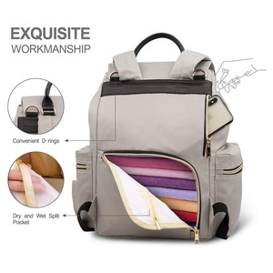 Mochila GRANDE multifunción para bebé, bolsa de pañales convertible moderna para mamá, papá, maternidad, mochila de viaje - Product Image 2