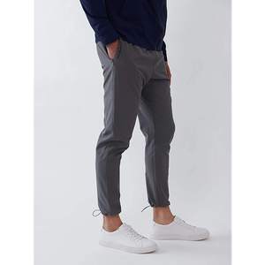 Pantalones de chándal elásticos de 4 vías ligeros para todos los días para hombre con pantalones y pantalones de tela de lona de estilo informal - Product Image 5