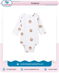 Costume pour bébé en coton biologique, combinaison imprimée personnalisée de haute qualité, prix en gros - Product Image 6