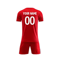Vêtements de sport et de plein air personnalisés, tenue de football pour jeunes, maillots en polyester imprimés par sublimation