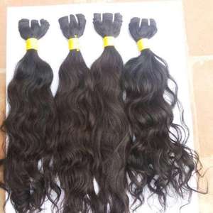 Pelo de templo indio sin procesar, Onda de agua de grado superior - Product Image 4