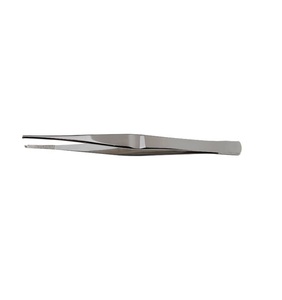 Forceps de seda de carril Kocher, 1x2 dientes, acero inoxidable, calidad alemana - Product Image 2