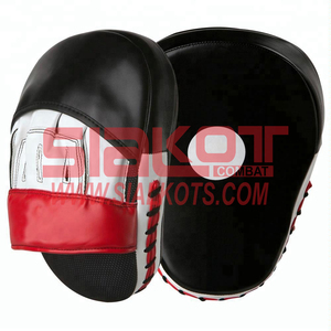 Focus pad mitt <b>Best</b> curved shape made of Genuine leather or <b>artificial</b> leather - Product Image 1