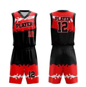 Maillot de basket-ball personnalisé sublimé, uniforme de basket-ball, design de maillot de basket-ball, débardeurs de basket-ball - Product Image 6