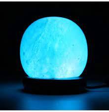 Lámpara de Sal NSLT, Material Orgánico, Tallada con Flores, Blanca, Rosa, Gris - Product Image 3