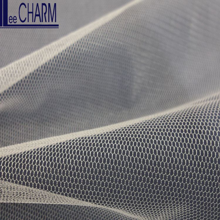 LCY665 100% нейлон 30D розовая Тюлевая ткань