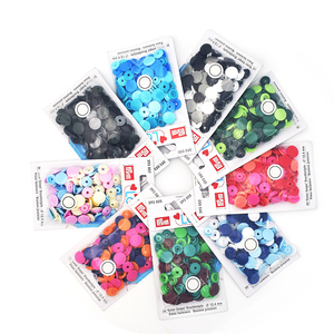 Attaches à pression en plastique, rond, coloré, sans couture, 100 pièces, bouton-poussoir pour vêtement - Product Image 6