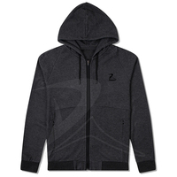 Erkekler İçin Özel Tasarım Örme Kırışmaz Rüzgar Geçirmez Nefes Alabilen Fermuarlı Kapüşonlu Sweatshirt Baskılı Logo Polar Astarlı Ön Cepli