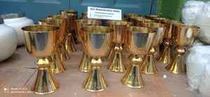 Cáliz y Copón de Latón, Artículos Religiosos, Brassworld India - Product Image 6