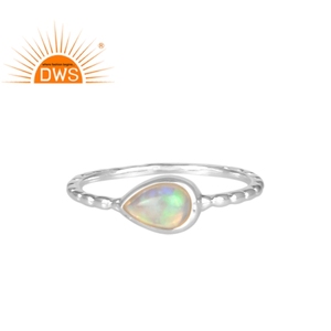 925 Sterling <b>Silver</b> Triangular Ethiopian Gemstone <b>Ring</b> Jewelry Manufacturer Handmade <b>Silver</b> Woman's <b>Rings</b> Jewelry Wholesale - Product Image 1