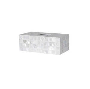 Caja de pañuelos de diseño moderno para cocina y mesa, caja de pañuelos de perlas para madre de diseño moderno, tamaño personalizado - Product Image 1