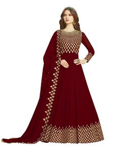Lehenga Choli en soie avec dupatta, dernier modèle de broderie de créateur, travail de séquence, tenue de mariage moderne, prix bas, vêtement ethnique - Product Image 5
