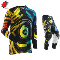 Pantalons de course de moto personnalisés, Enduro, pantalon mx et maillot, pour motocross, nouveau,