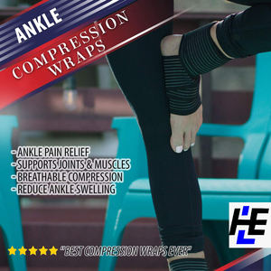 Enveloppe élastique pour les genoux-Mélange de coton pour les entraînements d'haltérophilie, de dynamophilie et de fitness | Soutien articulaire élégant - Product Image 5