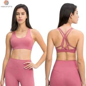 Plus Size Sexy Lightweight Breathable Four-Way <b>Stretch</b> Sports <b>Bra</b> Women Training Gym Fitness Shockproof <b>Bra</b> Top Adjustable - Product Image 3