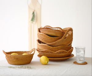 หวายทรงกลมเป็นมิตรกับสิ่งแวดล้อมสำหรับตกแต่งถาด/หวายตกแต่งบ้าน/ผลิตภัณฑ์เฟอร์นิเจอร์หวายที่ทำในเวียดนาม - Product Image 6