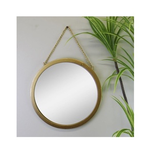 Espejo de pared decorativo para baño de diseño superior Marco de metal Espejo de pared hecho a mano Fabricante al por mayor - Product Image 2