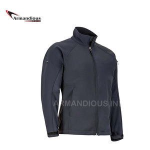 Chaqueta impermeable de concha suave para hombre, chaqueta deportiva con logotipo personalizado, para exteriores, para invierno - Product Image 5