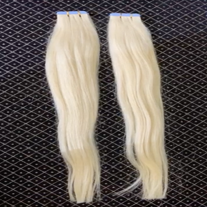 Extension de ruban adhésif 16 pouces Extension de ruban adhésif Blonde Blanche Extensions de cheveux Adhésif Cheveux Naturel - Product Image 3