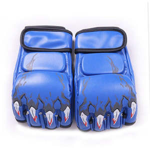 Guantes de MMA de Cuero Genuino para Sparring y Grappling - Product Image 1