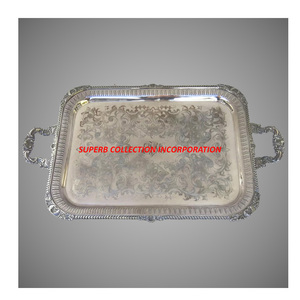 โบราณหรูหราและการออกแบบที่ทันสมัยทองเหลืองและสแตนเลสถาดที่ทำด้วยมือโดยตรง OEM โรงงานขาย - Product Image 2