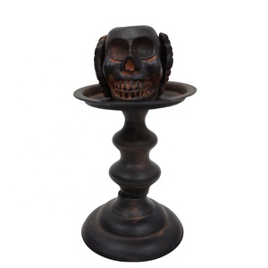 Venta al por mayor a granel diseño único hierro hogar decorativo Metal vela soporte latón mate acabado hecho a mano vela tarro - Product Image 2