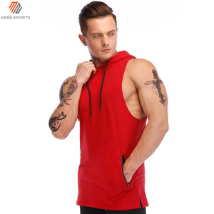 Nouveau style de débardeur à capuche pour homme, écologique, séchage rapide, respirant, design et logo personnalisés, haute qualité, prix de gros - Product Image 3