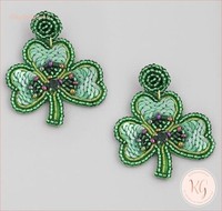 Cuentas de semilla de ganchillo hechas a mano para mujer, aretes multicolor, joyería Artificial para mujer 2022