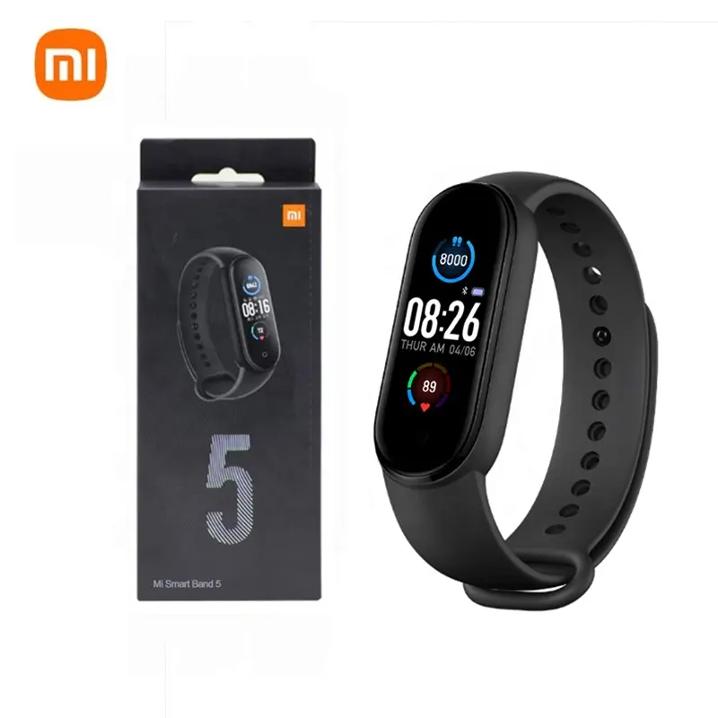 Mi Smart Band 5 magnetic charging smart watch bands healthy monitoring bluetooth watch