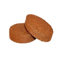 Pastilles de coco 30mm-120mm pH 5.5-6.8 Faible EC (<0.5 MS/cm) Marque IJ Inde/Sri Lanka Utilisation agricole Horticulture