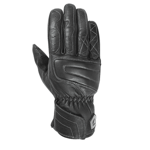 Guantes cortos de cuero para moto, novedad - Product Image 1