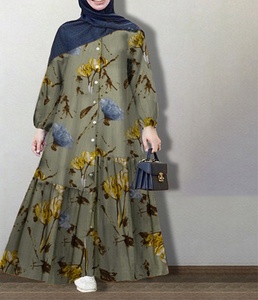 ผู้หญิง Abaya-สีที่สวยงามการออกแบบที่ทันสมัยความหลากหลายใหม่ในคุณภาพที่ดีที่สุดสะดวกสบายสำหรับผู้หญิง2021 - Product Image 2