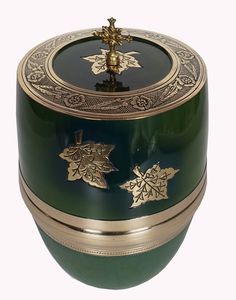 Urne funéraire en métal croisé pour cendres humaines, urne funéraire en métal pour adultes, commémoration catholique, urne funéraire européenne en laiton massif - Product Image 5