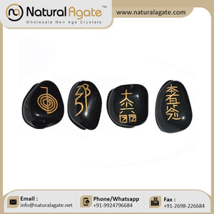 รับชุด ONYX Usui reiki สีดำชุดสีดำ ONYX Usui reiki ชุดจำนวนมากผู้ผลิตชุดคริสตัลรักษาจักระชุดเรกิ - Product Image 3