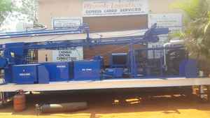 Plataforma de perforación rotativa fuerte Máquina montada sobre patines Lista para usar Profundidad de perforación de pozos de agua de hasta 300 metros - Product Image 5