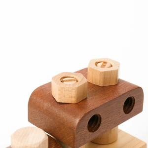 [2.6] — blocs de voitures en bois, jouets éducatifs pour enfants, vente en gros - Product Image 4