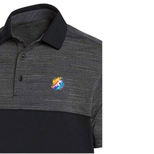Vêtements de sport personnalisés, chemise de golf pour homme - Tissu en molleton 100% coton, respirant et à séchage rapide, manches courtes - Product Image 2