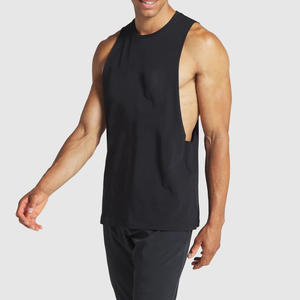 Vente en gros de débardeurs Dryfit avec logo personnalisé pour hommes maillots de sport, musculation, gymnastique et course à pied, style décontracté Stringer - Product Image 1