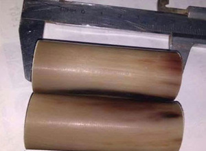 Puntas de Orn negras a la venta, pulidas y hechas a mano - Product Image 6