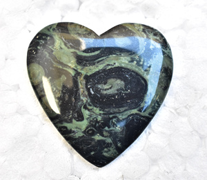 Kambaba Jasper Palm Stone / Star Galaxy Jasper Palm Stone / Kambaba Jasper Heart Kambaba Heart Healing Chakra Natural Chakra - Product Image 5