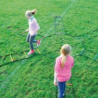 Pepup Sports Échelle d'agilité à plat multi-étapes pour l'entraînement de football et de football
