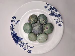 Pierre de palmier en pierre de lune verte chromée, naturelle de haute qualité - Product Image 5